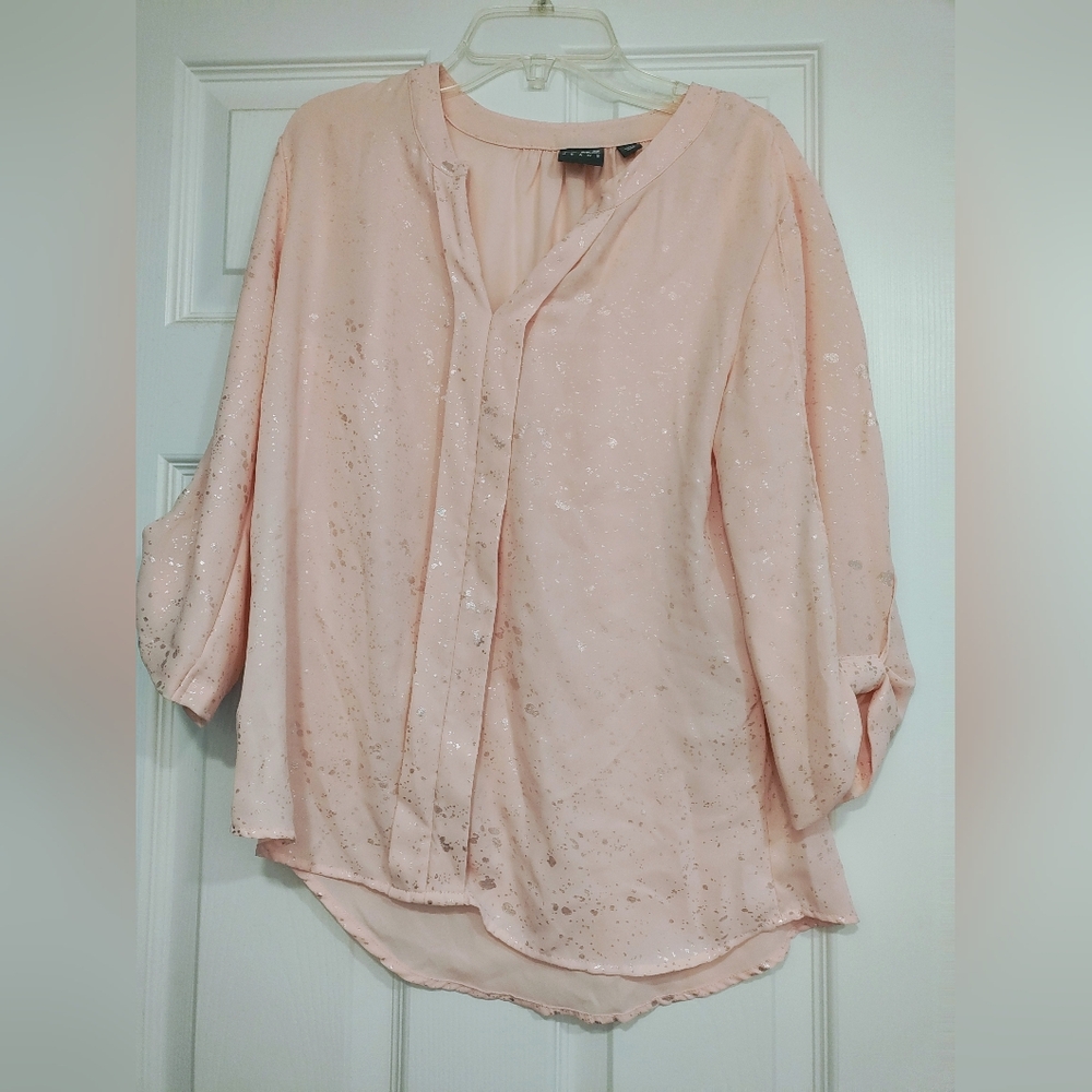 Light Pink Blouse with Sparkle